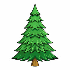 green christmas tree