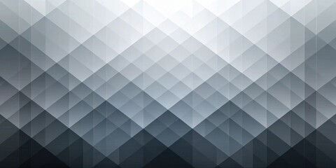 Fototapeta premium Abstract Geometric Pattern of Gradients in Shades of Gray Showing a Subtle Textural Effect Created from Triangular Shapes