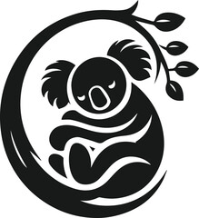 Koala vector animal silhouette