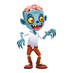 funny cartoon zombie 