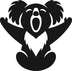 Koala vector animal silhouette