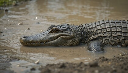 Fototapeta premium alligator in the everglades