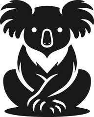 Koala vector animal silhouette