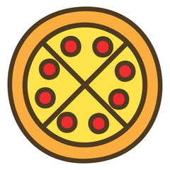 pizza illustration vector mascot art 