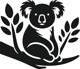 Koala vector animal silhouette