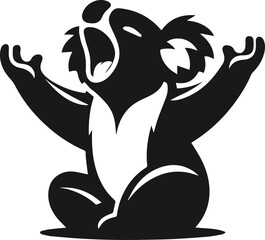 Koala vector animal silhouette