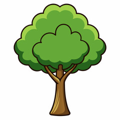 vector illustration of a tree