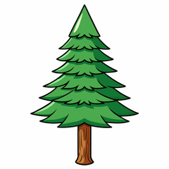 christmas tree isolated