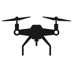 vector illustration of a military drone