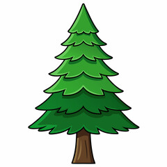 christmas tree vector