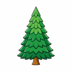 green christmas tree