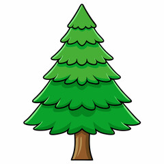christmas tree vector