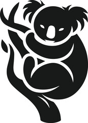 Koala vector animal silhouette