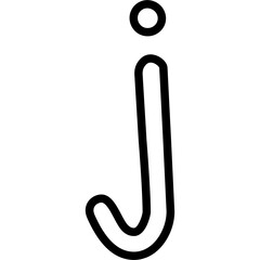 Small Letter J Icon