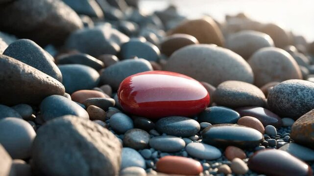 The Extraordinary Mixture of Stones. Smoother and polished from tumbling in fast-moving streams and ocean currents, rocks of diverse ethnic origins come together at Reef Surf Park.