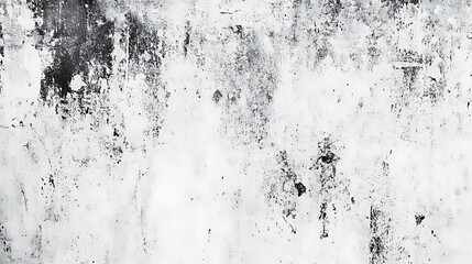 Abstract Black Ink Splash on White Background
