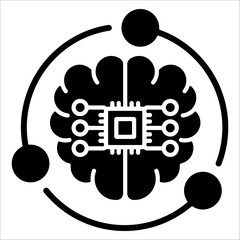 Connection Simple Icon Vector Illustration Concept