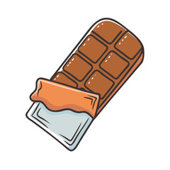chocolate bar icon, chocolate bar vector illustration-simple illustration of chocolate bar, perfect for chocolate bar logos and icons