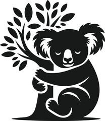 Koala vector animal silhouette