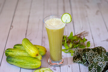Cucumber juice is refreshing, hydrating, low-calorie, and packed with vitamins, promoting skin health, digestion, detoxification, and overall wellness with a crisp flavor.