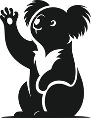 Koala vector animal silhouette