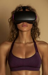 Fototapeta premium woman wearing sunglasses
