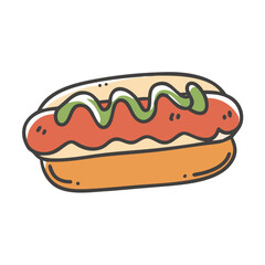meatball sub icon, meatball sub vector illustration-simple illustration of meatball sub, perfect for meatball sub logos and icons
