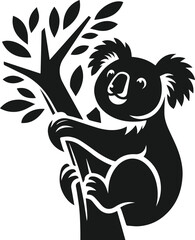 Koala vector animal silhouette