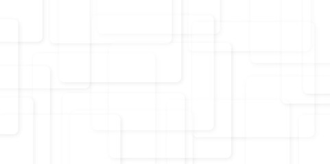 Abstract Geometric background with squares in bright light with soft shadows as pattern. futuristic technology concept geometric line Modern and creative design with different size white boxes