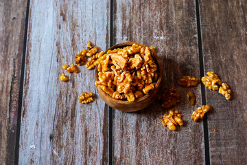 Walnuts are nutrient-rich nuts, high in omega-3 fatty acids, antioxidants, and fiber, supporting heart, brain, and overall health.
