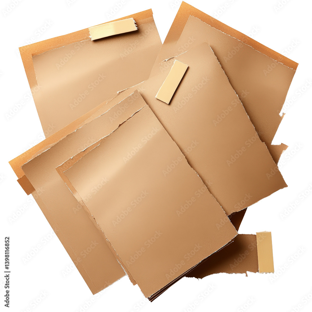 Poster a large pile of cardboard boxes stacked together creating a textured surface ideal for background us