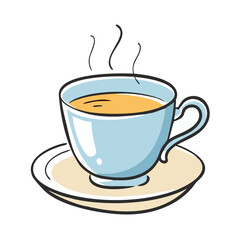 tea cup icon, tea cup vector illustration-simple illustration of tea cup, perfect for tea cup logos and icons