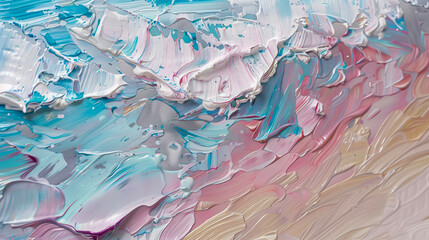 Serene Coastal Texture in Pastel Hues