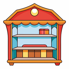 bookshelf with books