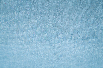 Background. Terry towel in blue color