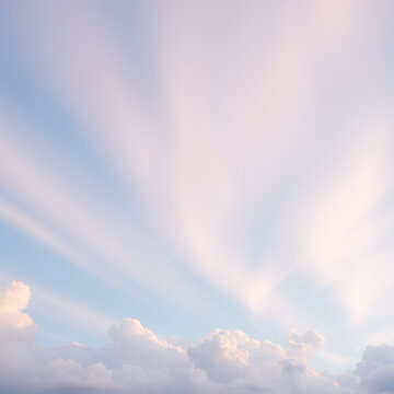 Peaceful skies, sunshine, and clouds 1