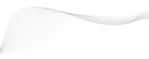 Abstract gray linear background. Flowing particles future technology concept abstract gray wave curve lines banner design for business, presentation web, poster.