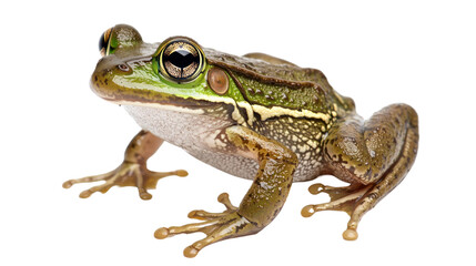 Naklejka premium Frog close-up photography nature cutout background studio detailed wildlife view environmentally focused