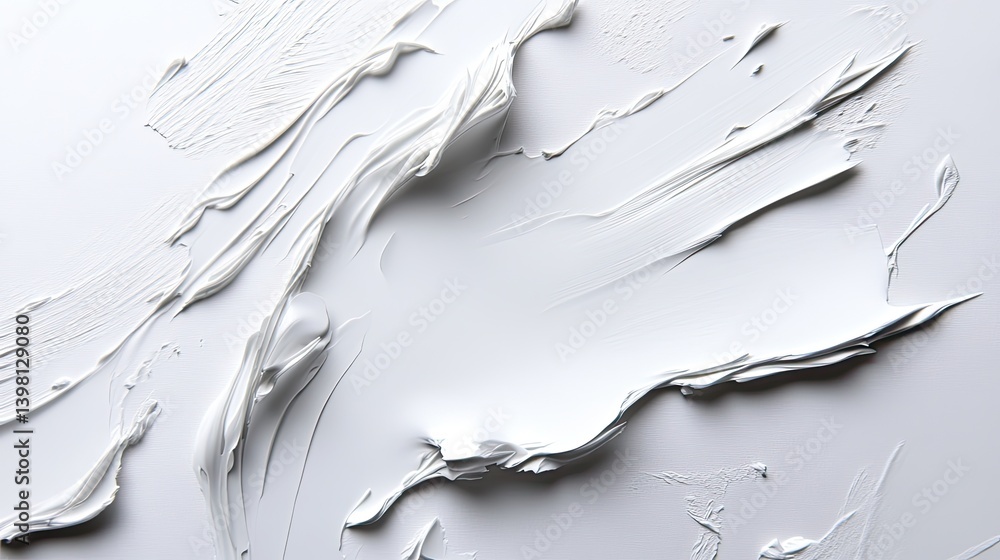 Poster artistic expression white background texture studio abstract visuals minimalist environment close-up