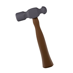 Hammer 3D Render  with Transparent Background