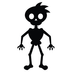 cartoon zombie halloween