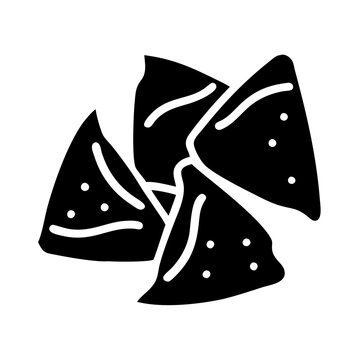 recommend clip art: tortilla chips icon, tortilla chips silhouette vector illustration-simple silhouette illustration of tortilla chips, perfect for tortilla chips logos and icons