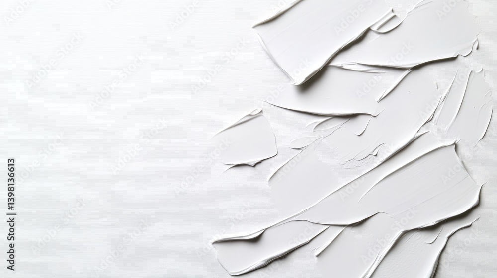 Aufkleber creative paint texture application studio setting abstract art minimalist environment close-up view