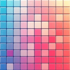 Fototapeta premium Colorful pixelated pattern