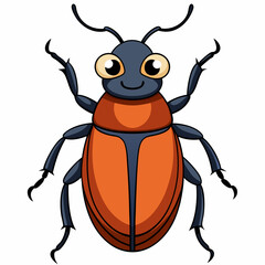 vector illustration of a bug