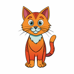 vector illustration of a cat