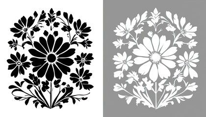 Fototapeta premium floral design element, generat AI