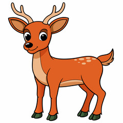 deer, animal, reindeer, vector, cartoon, mammal, illustration, silhouette, elk, wild, christmas, stag, nature, antler, animals, wildlife, cute, horn, hunting, brown, moose, antlers, buck, forest, art