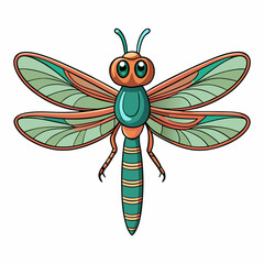 dragonfly vector illustration