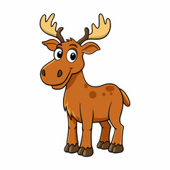 deer with a red nose